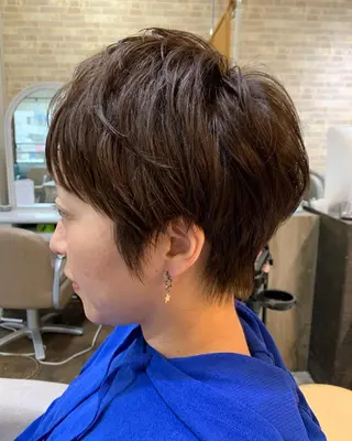 ショート カラー 再現性ショートボブ 木又克美のヘアスタイル