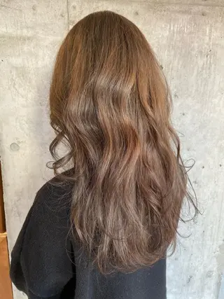 ロング カラー ヘアアレンジ ❤️カラー得意 🧡松浦睦樹❤️のヘアスタイル