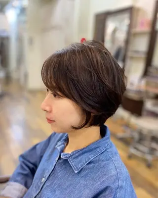 ショート 髪質改善🫧似合わせ 🫧💙佐藤真優のヘアスタイル