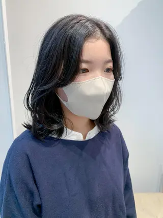 ミディアム カラー ヘアアレンジ yuka .のヘアスタイル