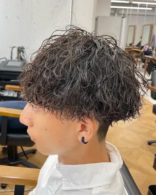 パーマ メンズ 立川メンズパーマ職人 小泉文人のヘアスタイル