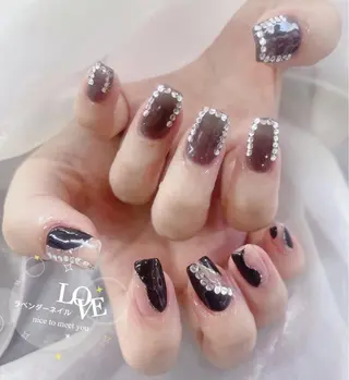 ネイル ラベンダー💖日暮里 ルル💖ネイルのネイルデザイン