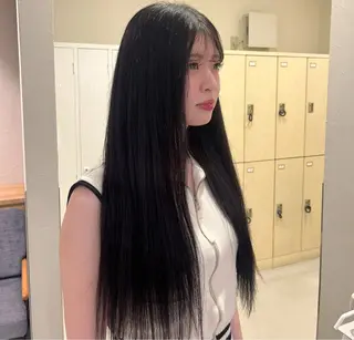 カラー 渡壁 文那のヘアスタイル