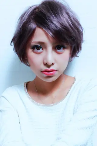 ショート カラー キッズ ネイル マツエク・マツパ アイブロウ Chic シックのヘアスタイル