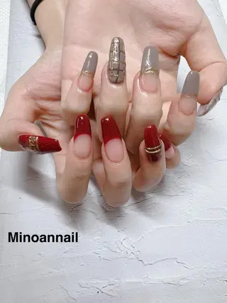 ネイル 美ノ庵ネイルサロン メトロポリタン前店のネイルデザイン