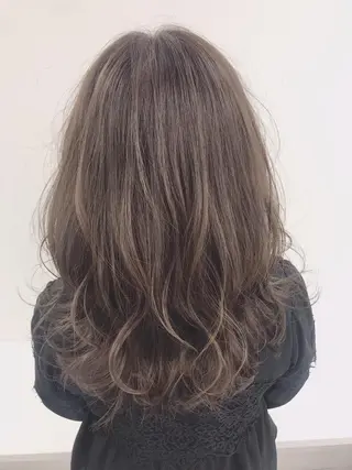 セミロング カラー 髪質改善/茅ヶ崎 マツモト リョウのヘアスタイル