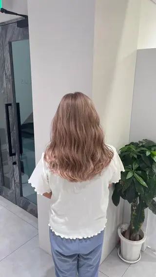 ロング カラー 髪質改善/レイヤー 兼折楓馬のヘアスタイル