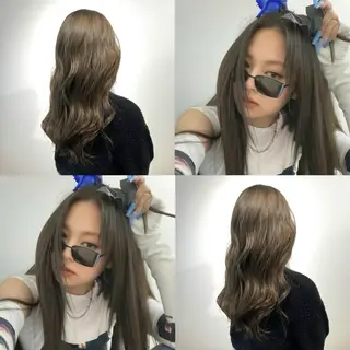 ロング カラー 森谷 大河のヘアスタイル