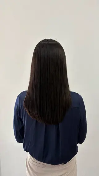 ロング カラー ルプラボウ/ 内藤ほのか/艶カラーのヘアスタイル