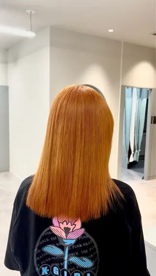 ミディアム カラー 🦋ブリーチカラー ×ベージュ🦋まなかのヘアスタイル