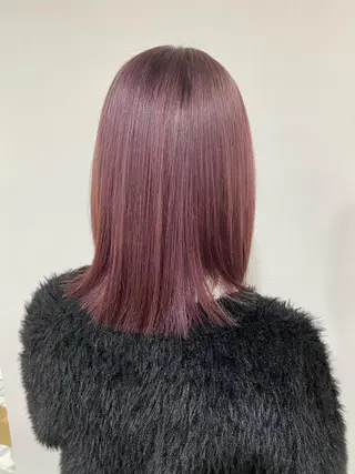 ミディアム FLEEK 安立徹のヘアスタイル