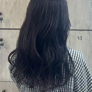 セミロング 夏向/ハイトーン /パーマのヘアスタイル