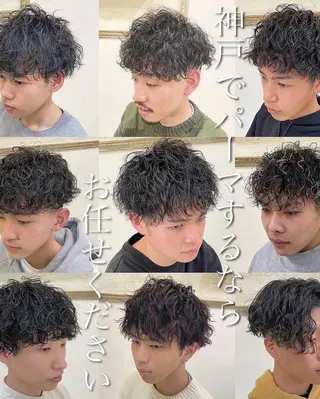 パーマ メンズ 年間2000名担当◎ パーマ職人/仲原佑樹のヘアスタイル