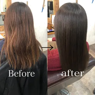 セミロング カラー [店長]加地 峻のヘアスタイル