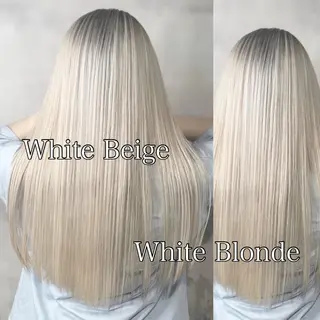 ロング mimiiy梅田 中崎町ハイトーンのヘアスタイル