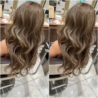 ロング カラー 全席個室　暖色カラー Zina松園優香🌸のヘアスタイル