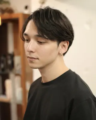 ショート メンズ 木村陸弥 似合わせ 透明感カラー🌿のヘアスタイル