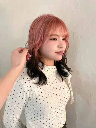 ミディアム Then所属・mana/ハイトーン /ヘアアレンジ🎀のヘアスタイル