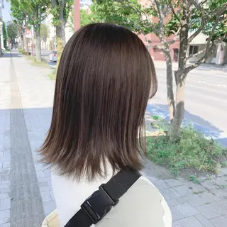 ミディアム カラー R ri R takagiのヘアスタイル