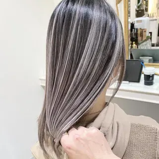 セミロング カラー 大宮/バレイヤージュ 髪質改善/澤田隆誠のヘアスタイル
