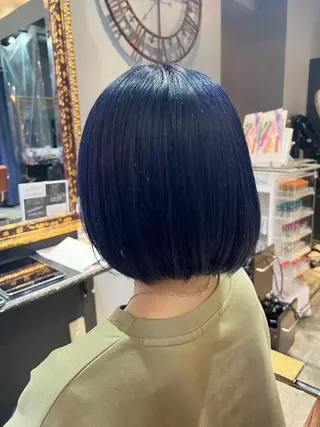 ミディアム カラー パーマ 【N°deseo】 吉祥寺のヘアスタイル