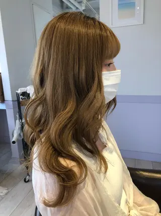 ロング カラー ヘアアレンジ 奥山 沙季(大井町)のヘアスタイル