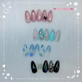 ネイル Purasia高橋✧ マグ/ワンホン/地雷のネイルデザイン