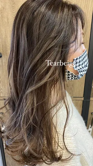 ロング カラー HARUKIMINATO横浜所属・デザインカラー モデル募集🌈のヘアスタイル