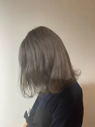 ミディアム カラー ボブ/レイヤー /河内温太のヘアスタイル