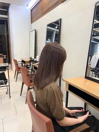 ロング カラー 艶カラー/透明感 /ヒグチアオイのヘアスタイル