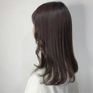 セミロング カラー HARUKA韓国ヘア /Luana梅田のヘアスタイル