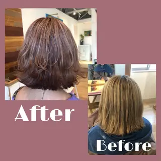 ショート カラー なつき/艶ピンク/ girly hairのヘアスタイル