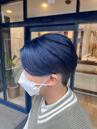 ショート カラー メンズ パーマ／縮毛矯正/ 副店長 ・村田伊吹のヘアスタイル