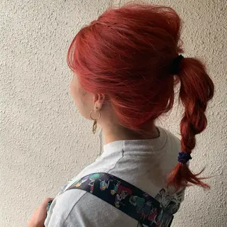 ミディアム カラー chouette/ 根本優希のヘアスタイル