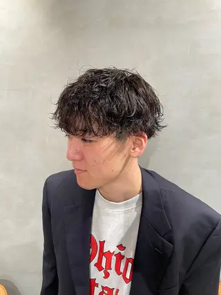 メンズ メンズ縮毛矯正 ブリーチカラー/まやのヘアスタイル