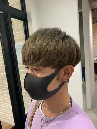 ショート カラー ヘアアレンジ kei/透明感カラー /ベージュ/インナーのヘアスタイル