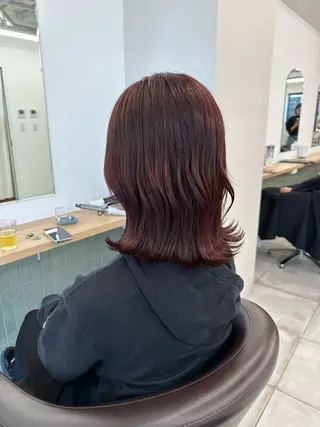 ミディアム カラー ブリーチなし/レイヤ ー特化🌈Tommyのヘアスタイル