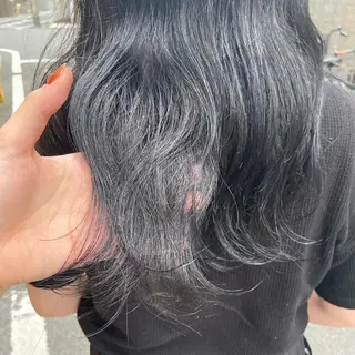 ミディアム カラー ヘアアレンジ SALOWIN上野店所属・💕上野美容師☁ ブリーチ💖サワのヘアスタイル