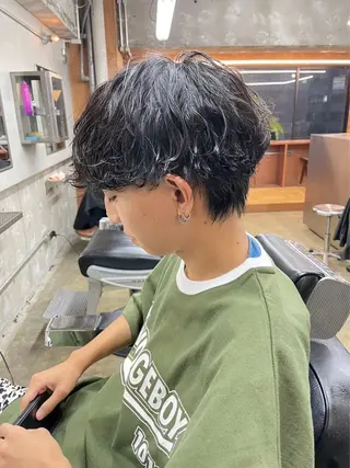 パーマ メンズ Lond LOGAN所属・🔥波巻き/ツイスパ 特化🔥メンズパーマのヘアスタイル