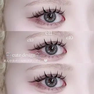 マツエク・マツパ mizuki/束感 まつげ/似合わせ眉のマツエク・マツパデザイン