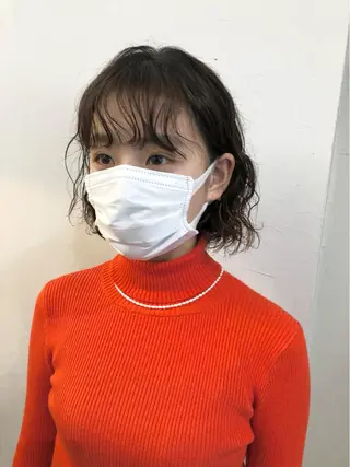 ショート パーマ 千葉 郁也のヘアスタイル