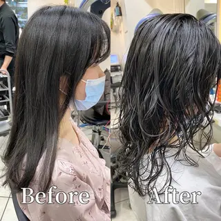 ミディアム パーマ TONI&GUY   EBISU所属・無料カットモデル募集 / Natsukiのヘアスタイル