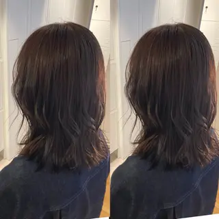 ミディアム カラー schon所属・み うのヘアスタイル
