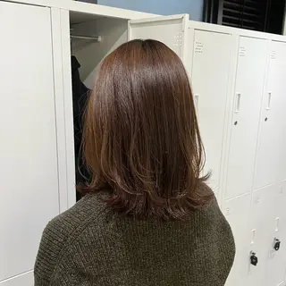 ミディアム カラー ✨メンズ/パーマ/ 三宅 昌太✨のヘアスタイル