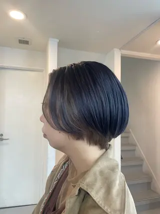 ショート カラー ヘアアレンジ 🦠デザインカラー/ 魚瀬あおい🦠のヘアスタイル