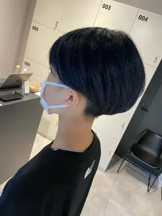 ショート カラー レイヤー×髪質改善 ×透明感/杉田 圭のヘアスタイル