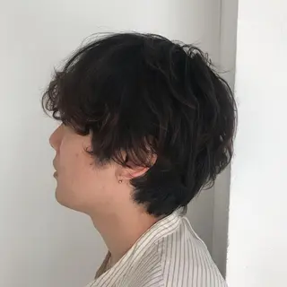 パーマ メンズ めざわ ゆうきのヘアスタイル