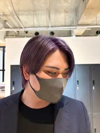 カラー メンズ インナーカラー🌏 櫻井海星のヘアスタイル