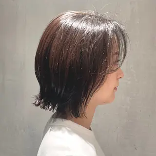 ミディアム カラー DX SHARE SALON所属・matka白髪ぼかし 大人ヘア/KEIKOのヘアスタイル