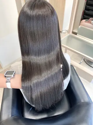 セミロング 韓国モテhair🍑 momoのヘアスタイル